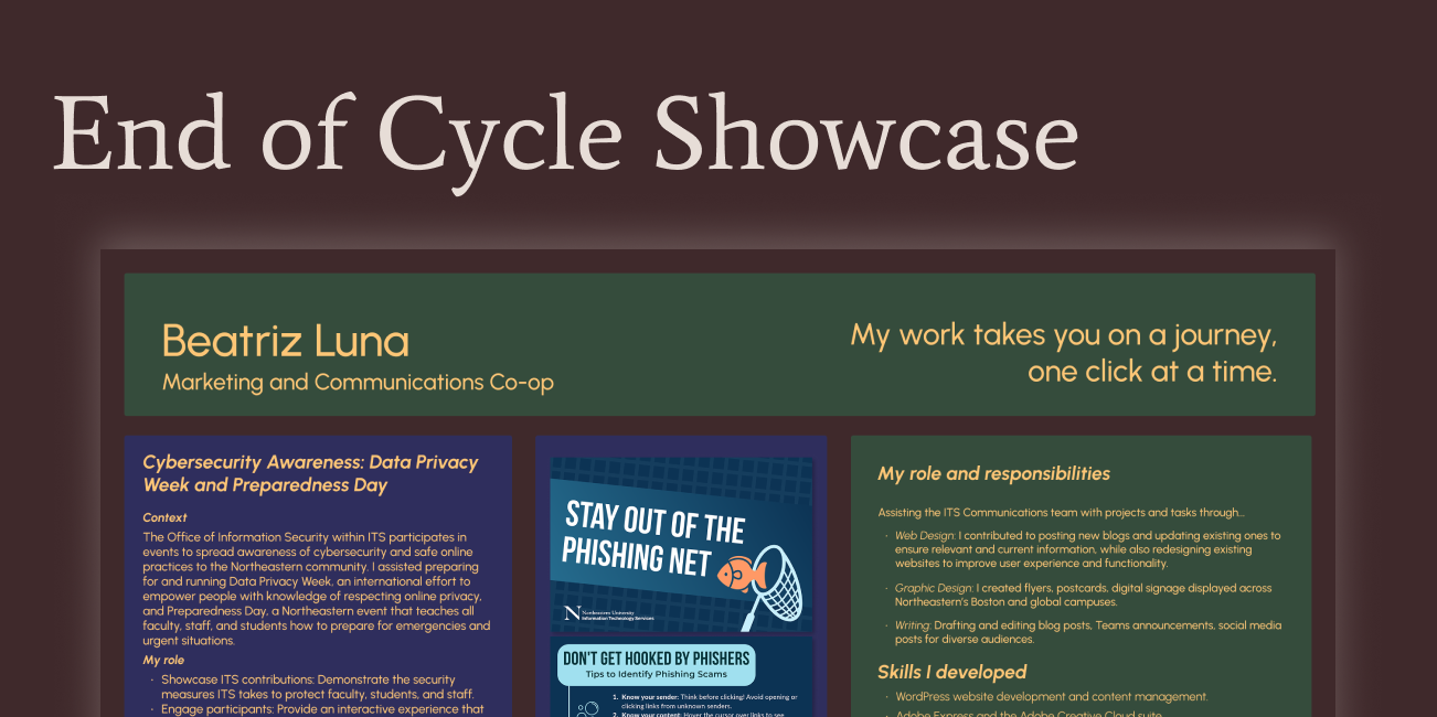 End of Cycle Showcase